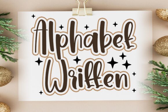 Alphabet Written: A Handwritten Font for Elegance in Design
