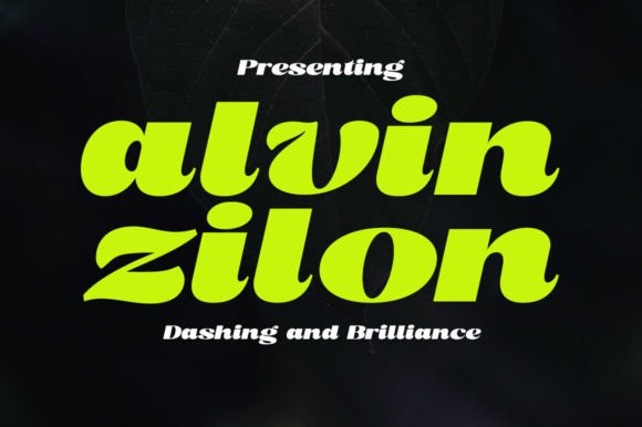 Alvin Zilon Font for Eye-Catching Branding