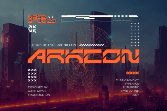 Arkcon: The Cyberpunk Font That Boosts Campaign Impact