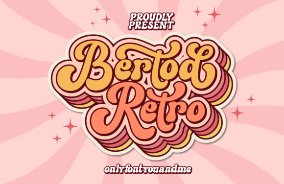 Bertod Retro: A Playful Typeface for Editorial Design