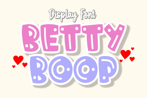 Betty Boop Font for Web Design