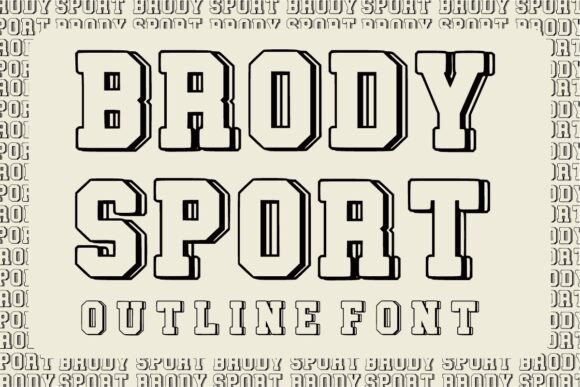 Brody Sport: A Vintage-Inspired Display Font for Winter Branding