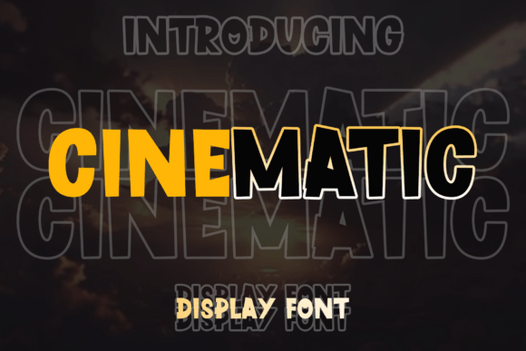 Cinematic Font for Web Design