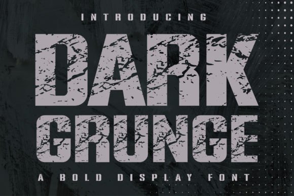 Dark Grunge Font for Eye-Catching Campaigns
