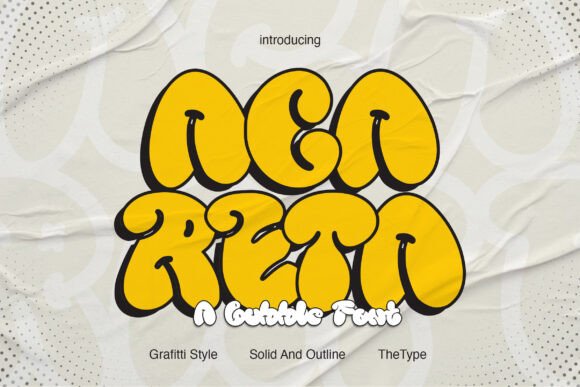 Discover the Groovy Charm of Acareta in Editorial Design