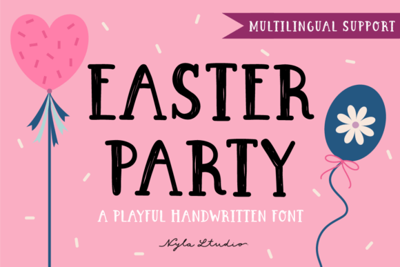 Easter Party Font: A Playful Addition to Editorial Design