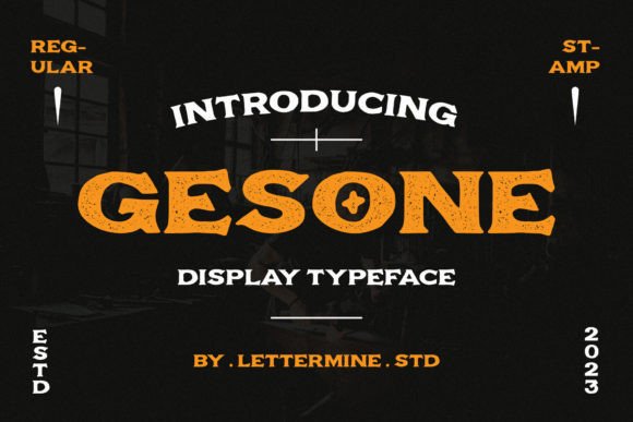 Gesone Font for Timeless Branding