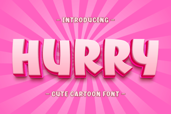 Hurry Font for Bold and Engaging Campaigns