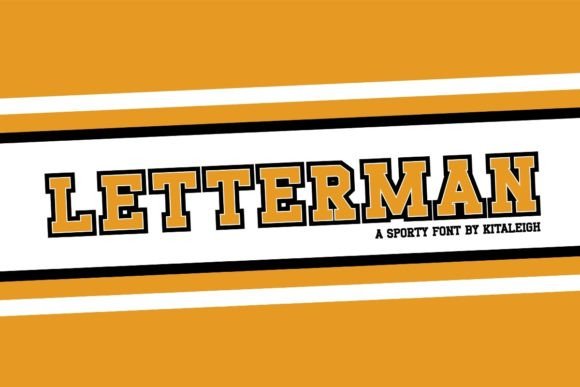 Letterman: A Bold Display Font for Editorial Design