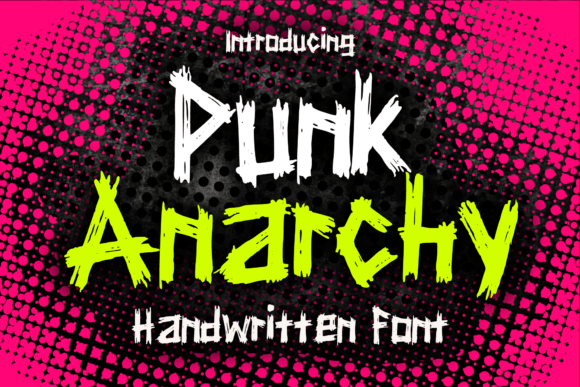 Punk Anarchy Font Review for Editorial Design