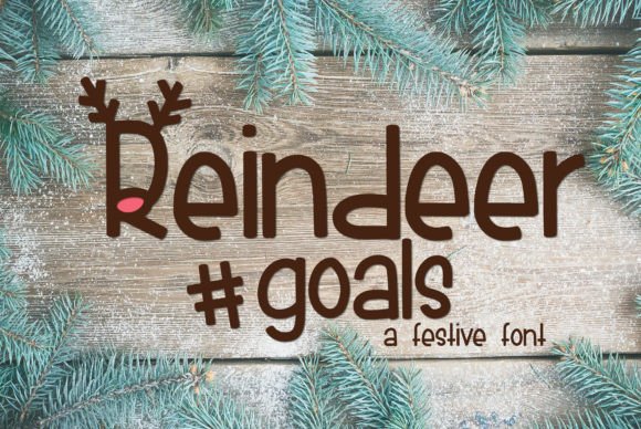 Reindeer Goals: A Festive Font for Holiday Campaigns