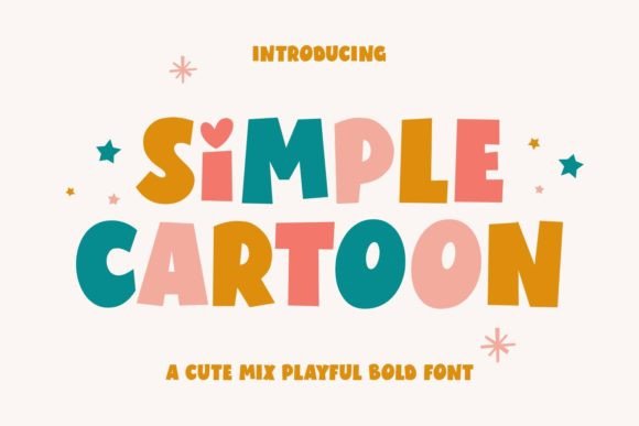 Simple Cartoon Font for Modern Web Design