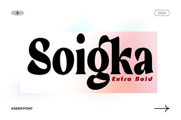 Soigka: A Modern Font for Creative Branding Projects