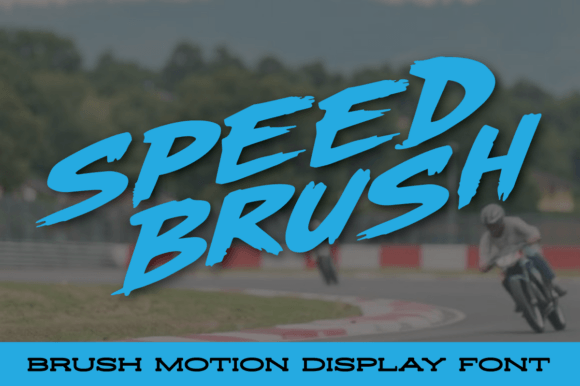 Speed Brush Font for Web Design