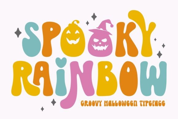 Spooky Rainbow: A Retro Halloween Font for Branding