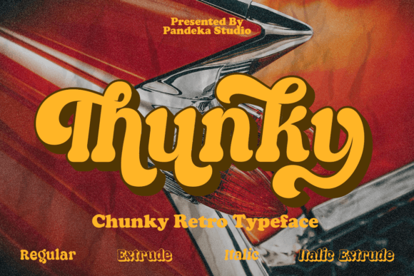 Thunky: A Nostalgic Display Font for Editorial Design