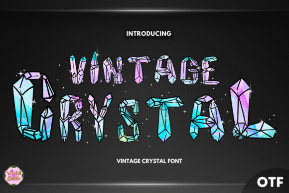Vintage Crystal Font for Branding That Sparkles