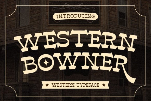 Western Bowner Font for Web Design